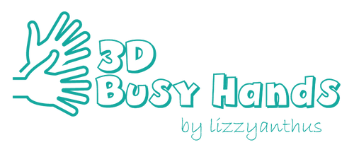 3D Busy Hands by Lizzyanthus - Logo
