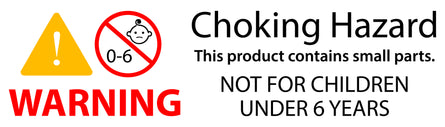 Choking Hazard - Not for Children Under 6