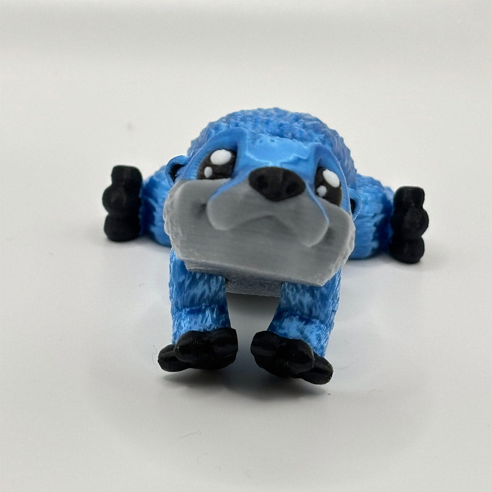 A cute sea otter, 3D printed as a flexible fidget toy